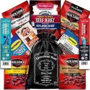 Beef Jerky Gift Baskets For Men - Dad Gifts Birthday Gifts For Men Who Have E...