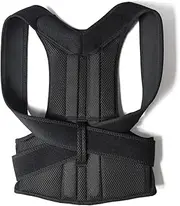 XS-5XL Plus Size Fully Adjustable Scoliosis Posture Corrector Full Back Brace Men Women Shoulder Neck Clavicle Support Teenager Student Hunchback Correction(Black,5X-Large)