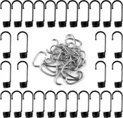 3/8 Inch Plastic Coated Bungee Shock Cord Hook 30 Pcs Plastic Coated Bungee Cor