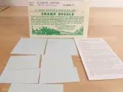Champ Decals HO HN-3 Illinois Central White Lettering