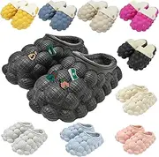 Bubble Slides, Bubble Slippers, Funny Massage Slippers, Bubble Cotton Slippers for Women, Bubble Cotton Slides for Men, Non-slip Spa Slippers, Pillow Cotton Slides, Soft EVA, Anti-slip, Unisex