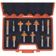 CMT 13 Piece Router Bit Set in Case Carbide Tipped 1/2" Shanks 800.505.11
