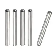5pcs 8x70mm Dowel Pins Round Head Flat Chamfered End Dowel Pin
