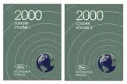 2000 Mercury Cougar Shop Service Repair Manual Book Engine Drivetrain Wiring (for: Mercury)