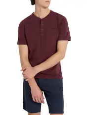 [Marcs] Jace Slub Henley Tee in Fig