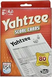 80-Sheet Yahtzee Score Cards - 2 Pack