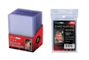 UltraPro Card Sleeves x100 and Top Loader Regular x25 BUNDLE PACK