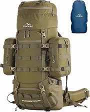 TRAWOC THUNDERSTORM 90L Internal Frame Rucksack for Men & Women Travel Backpack with Detachable Daypack/Camping Hiking Trekking Bag