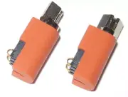 2 X Pager and Cell Phone Vibrating Micro Motors - 1 to 4.5 V - 17 mm x 7 mm