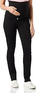 [ESPRIT] Women's Pants OTB Slim Maternity Trousers, Black (Black 001), 8 (Size: 34/32)