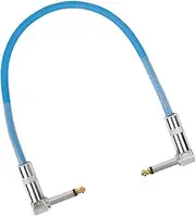 Kisangel Guitar Patch Cable Electric Guitar Cord Audio Connection Cable for Pedals Instruments Durable Material for High Fidelity Sound Transmission