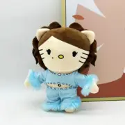 Hello Kitty Kali Uchis Blue Plush Outfit Set Plush Doll Figure Stuffed Toys Cute