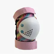 Kids/Adult Knee Pads Elbow Pads Wrist Pads Protective Gear Set for Skates, Bicycles, BMX Bikes,Skat As shown