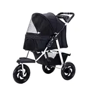 PaWz Pet Dog Stroller Pram - Black