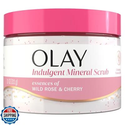Olay Body Indulgent Mineral Scrub, Skin Exfoliating and Massaging Pearls, Nou