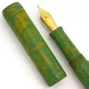 Ranga PSP Monterey Fountain Pen - Green Yellow Ebonite, JoWo #6 Nibs (New)