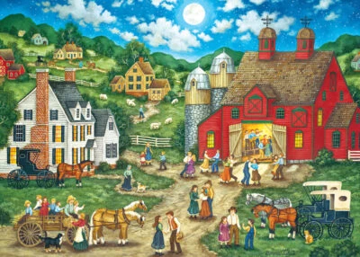 MasterPieces Friday Night Hoe Down (Heartland) 550 Piece Jigsaw Puzzle By Bonnie