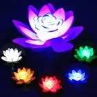 Lotus Floating Pool Lights Waterproof Night Light for Pond - Battery-Operated