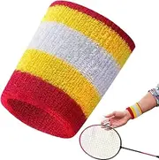Sweat Wristbands | Sweat Absorbent Tennis Bands for Men Women | Moisture Wicking Arm Wristbands for Gymnastics, Badminton, Football, Working Out