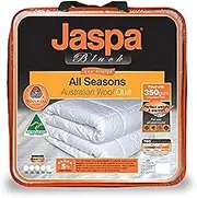 Jaspa Black JBQWASQ All Seasons Wool Quilt - Queen