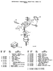 ONAN Carb Gasket kit 141-0928 Fits NHE Spec A with Facet Carburetor