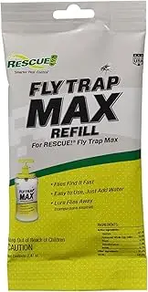 RESCUE! Fly Trap Max Refill – Large Reusable Outdoor Fly Trap (Refill Only)