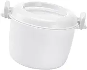 UTHCLO Microwave Rice Cooker Multifunctional Rice Cooking Container Capacity Food Storage for Home Prime Material Simple Design for Easy Use