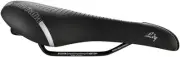 Selle Italia Lady Gel Saddle - Black 160mm Width Manganese Rail Womens