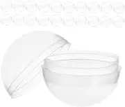 JUMPLAWN 50pcs Capsules Refillable Containers for Vending Machines Party Favors Crafts and Easter Surprises Fun and Versatile Clear