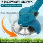Cordless Grass Trimmer Lawn Electric Handheld Whipper Snipper Strimmer 1800W