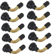 Gatuida 10pcs Snap-in Tire Valves Stem for Scooter Moped Motorcycle ATV Long Life Easy Install Bend Safety Caps