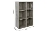 HUFF 6 Cube Bookshelf