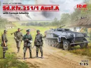ICM 1:35 Sd.Kfz.251/1 Ausf.A W/Ger. Infantry