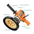 4980w Concrete Grinder Multi-Function Rough Grinder Polishing Machine