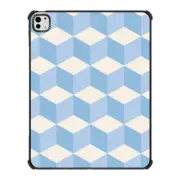 iPad Pro 13-inch (M4) iPad Impact Case Sky Blue Tiles