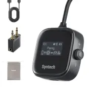 Compact Bluetooth Transmitter & Receiver for Dual Audio Devices - Travel Ready