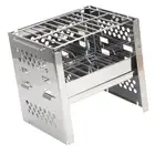 Camping Stove Windscreen Portable Charcoal Grill Mini Easy To Clean For Outdoor