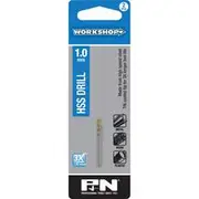 P&N Workshop Drill Bit HSS Tin Tipped 1.0mm 2 Pack