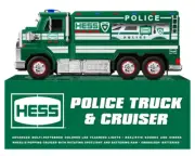 2023 Hess Toy Police Truck w/ Cruiser. 74 Lights & Limited! 1pc from case