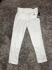 Adidas Incite Baseball Pants Slim Clear Cut White Size Men's Size XL Men’s