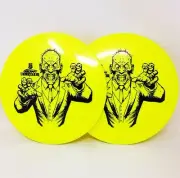 Set of (2) Discraft Big Z Undertaker 173-4g Yellow Discs FREE SHIPPING 1
