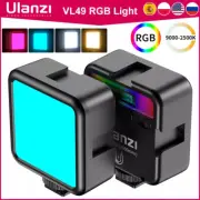 Ulanzi VL49 Mini RGB LED Video Light 2700k-9000k on Camera Fill Light