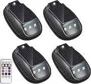 Truck Roof Light Kit – Smart Motion Beacon, Weatherproof Dome Signal, Rechargeable LED Flare | Auto Dimming Solar Energy Detection Panel, Durable Shockproof Housing Accessory Motorcycle Garden Lawn Pa