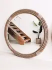 Coastal Nautical Hampton Country House Style Round Rope Mirror Large 110cm