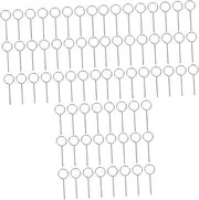 KITANDOVE 3sets Sim Tray Removing Needles Tool High Toughness Smart Phone Card Remover 100pcs*3