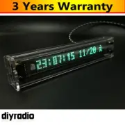 VFD Clock Flip Clock Timing Reminder Manual or Automatic Brightness Adjust+Shell