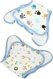 KOCKSHION Adjustable Baby Nappy Cotton Training Pants Reusable Diaper Pants for Boys and Girls