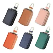 Unisex PU Leather Key Case For Car Key Wallets Men Key Holder Keys