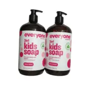 Lot of 2 Everyone 3-in-1 Kids Soap Berry Blast Gentle & Hypoallergenic 32 fl oz