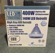 RETROFIT LED FOR HID 400W HIGH BAY LED REPLACEMENT 140W 4000K LIGHT EFFICIENT DE
